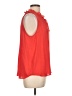 Violet & Claire 100% Polyester Red Sleeveless Blouse Size L - photo 4
