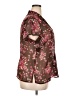 Sag Harbor 100% Polyester Floral Brown Short Sleeve Blouse Size 18W - photo 4