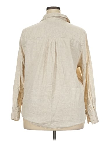 Banana Republic Factory Store Long Sleeve Button-Down Shirt (view 2)