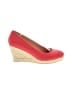 J.Crew Red Wedges Size 12 - photo 1