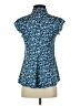 Greg Norman 100% Polyester Blue Short Sleeve Blouse Size S - photo 2