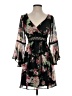 A. Byer 100% Polyester Floral Black Cocktail Dress Size 5 - photo 1