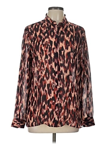Massimo Dutti Long Sleeve Blouse (view 1)