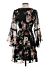 A. Byer 100% Polyester Floral Black Cocktail Dress Size 5 - photo 2