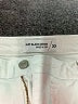 Just Black Solid White Jeans Size 33 waist - photo 4