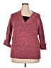 DressBarn Tweed Red Pullover Sweater Size 2X - photo 1