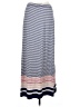 Max Studio Stripes Blue Casual Skirt Size L - photo 1