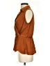 T Tahari 100% Polyester Brown Tank Top Size S - photo 5