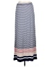Max Studio Stripes Blue Casual Skirt Size L - photo 2