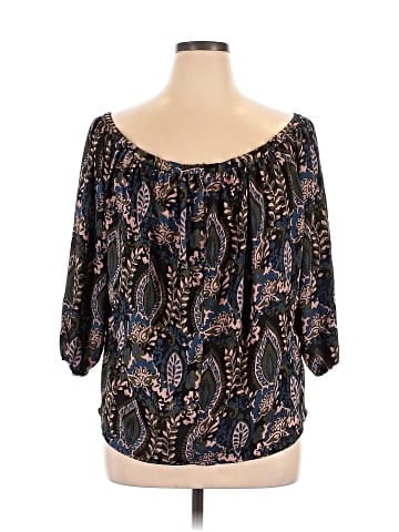 Olivaceous 3/4 Sleeve Blouse (view 1)