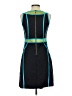 Etcetera Color Block Teal Cocktail Dress Size 0 - photo 2