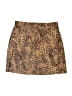 BB Dakota Animal Print Brown Skort Size 4 - photo 2