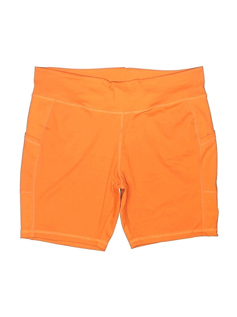 Pre-owned Love Athletic Shorts In Orange