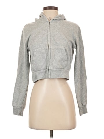 Brandy Melville Zip Up Hoodie (view 1)