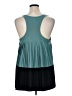 Athleta Color Block Teal Sleeveless Blouse Size XL - photo 2