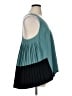 Athleta Color Block Teal Sleeveless Blouse Size XL - photo 4