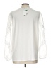 Kasper White Long Sleeve Blouse Size L - photo 2