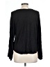 Left Coast by Dolan 100% Polyester Black Long Sleeve Blouse Size L - photo 2