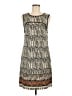 Max Studio 100% Polyester Tweed Gray Casual Dress Size M - photo 1