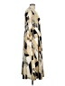 MULTIPLES Print Gold Casual Dress Size L - photo 4