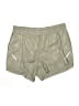 Athleta 100% Polyester Metallic Green Athletic Shorts Size M - photo 1