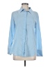 Zara Basic Blue Long Sleeve Button-Down Shirt Size M - photo 1