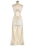 Sienna Sky 100% Polyester Hearts Ivory Jumpsuit Size M - photo 2