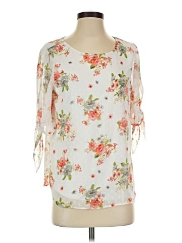 Sara Michelle 3/4 Sleeve Blouse (view 1)