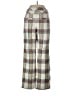Free People 100% Cotton Plaid Ivory Casual Pants Size 10 - photo 2