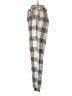 Free People 100% Cotton Plaid Ivory Casual Pants Size 10 - photo 5