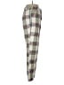 Free People 100% Cotton Plaid Ivory Casual Pants Size 10 - photo 4