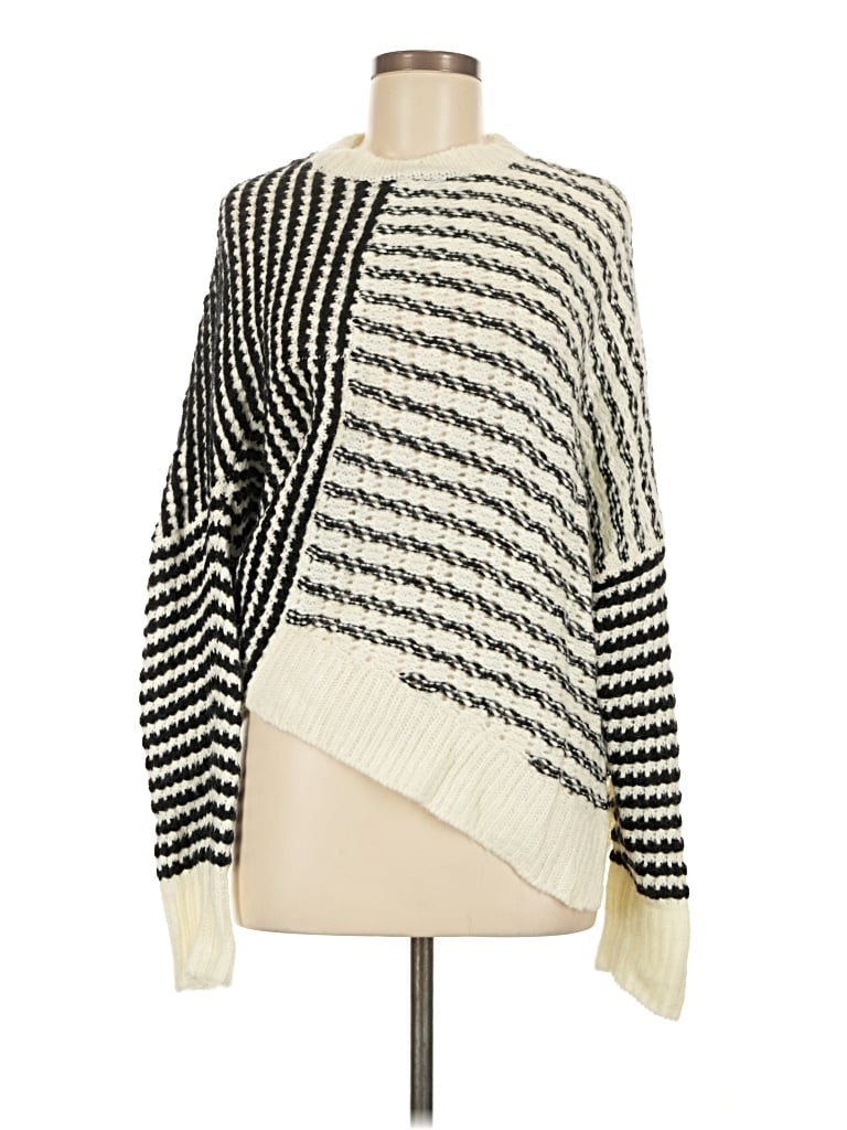 Pre-owned Elan Pullover Sweater In Ivory