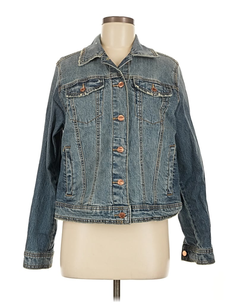 Pre-owned Universal Thread Denim Jacket In Blue