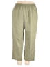 Alfred Dunner 100% Polyester Solid Green Casual Pants Size 18 - photo 1