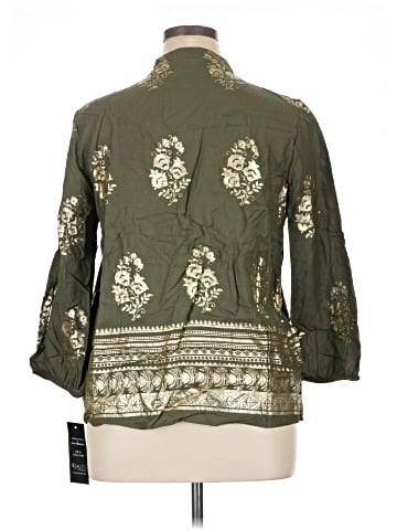 Unique Spectrum 3/4 Sleeve Blouse (view 2)