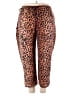 Natori 100% Polyester Animal Print Brown Casual Pants Size 2X - photo 2