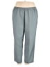 Alfred Dunner 100% Polyester Solid Gray Casual Pants Size 20 - photo 1