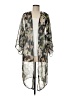 Topshop Floral Gray Kimono Size 8 - photo 1
