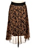 Lularoe 100% Polyester Graphic Brown Casual Skirt Size L - photo 1