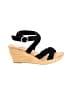 Minnetonka 100% Leather Black Wedges Size 9 - photo 1