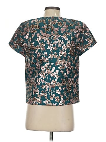 J.Crew Collection Short Sleeve Blouse (view 2)