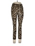 Feathers Animal Print Gold Leggings Size L - photo 1