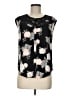 Candie's 100% Polyester Floral Black Sleeveless Blouse Size M - photo 1
