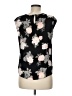 Candie's 100% Polyester Floral Black Sleeveless Blouse Size M - photo 2