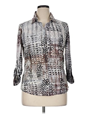 David Cline 3/4 Sleeve Blouse (view 1)