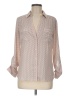 Candie's 100% Polyester Polka Dots Tan Long Sleeve Blouse Size M - photo 1
