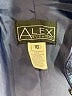 Alex Evenings Print Blue Jacket Size 16 - photo 6
