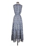 Max Studio 100% Polyester Paisley Blue Casual Dress Size XS - photo 2