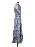 Max Studio 100% Polyester Paisley Blue Casual Dress Size XS - photo 4