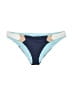 L Space Color Block Blue Swimsuit Bottoms Size M - photo 1